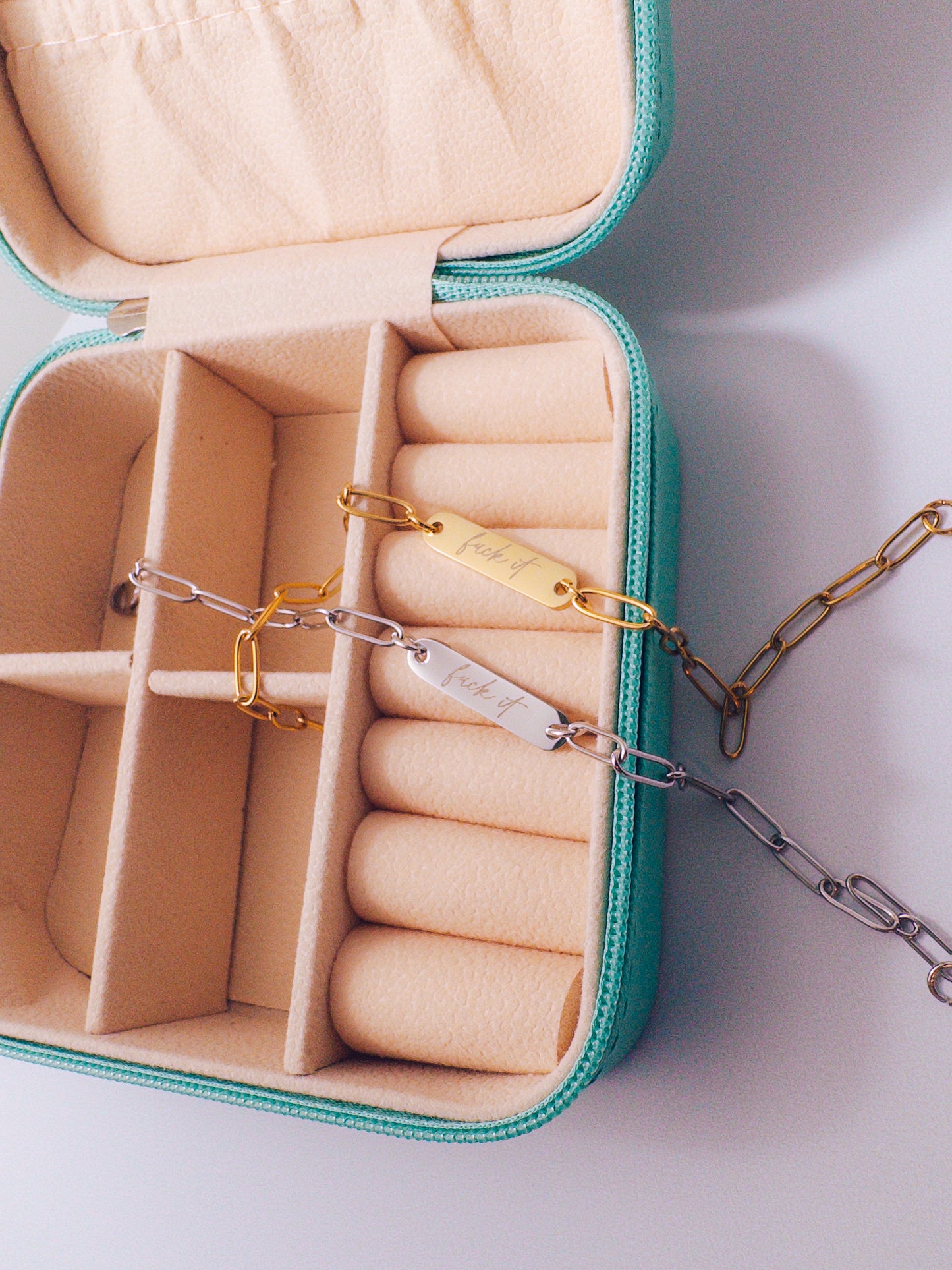 F*ck It Paperclip Bracelet