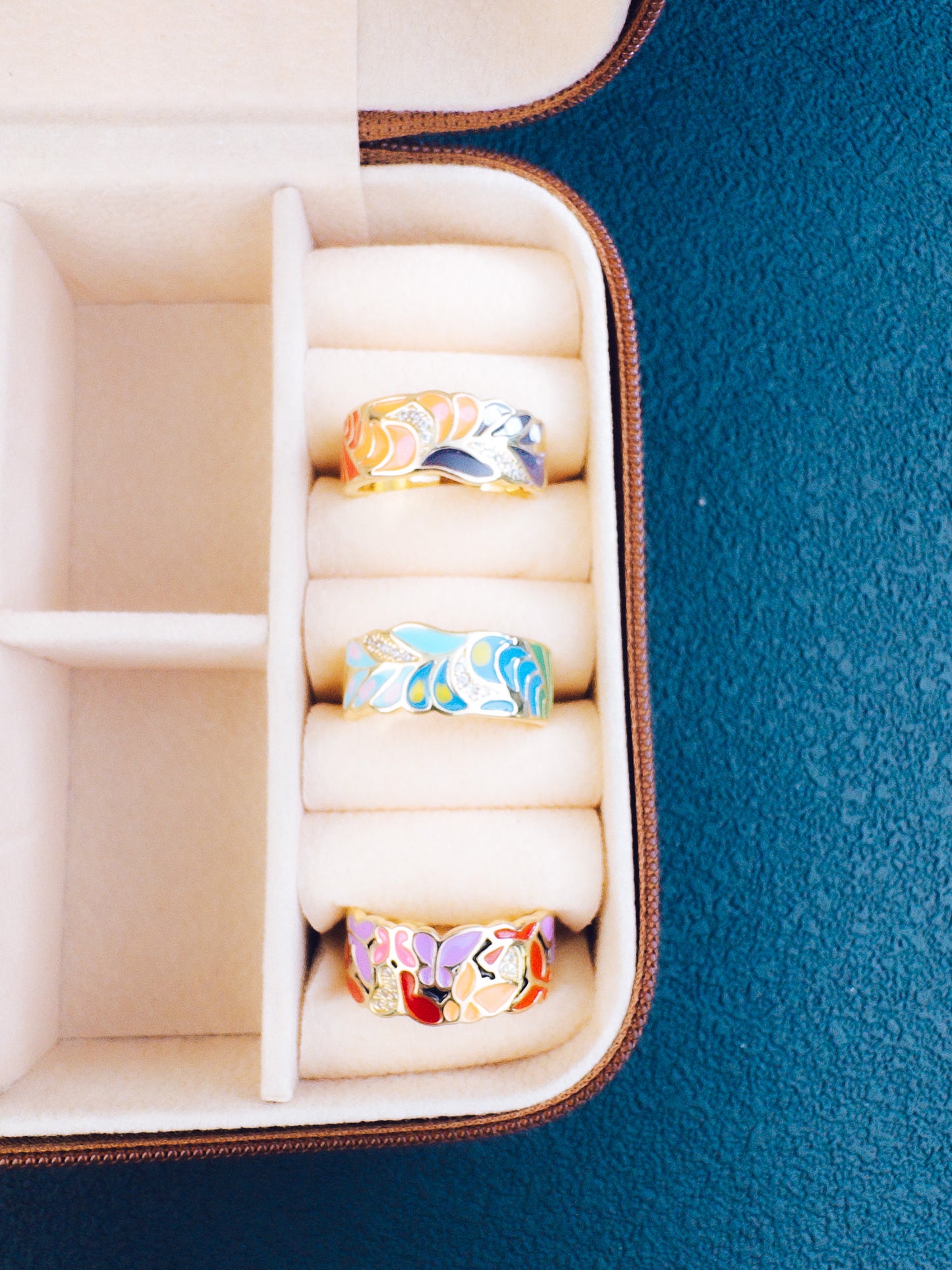 Color Me Adjustable Enamel Ring