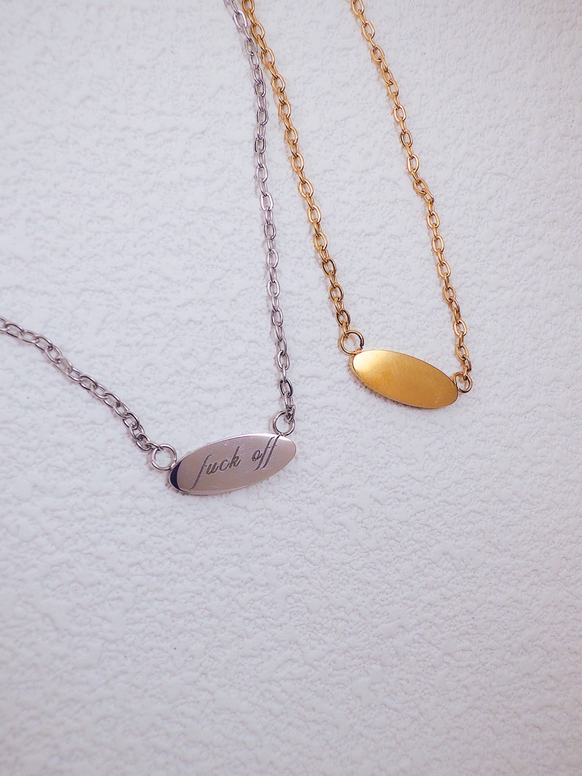 Fuck Off Pendant Necklace