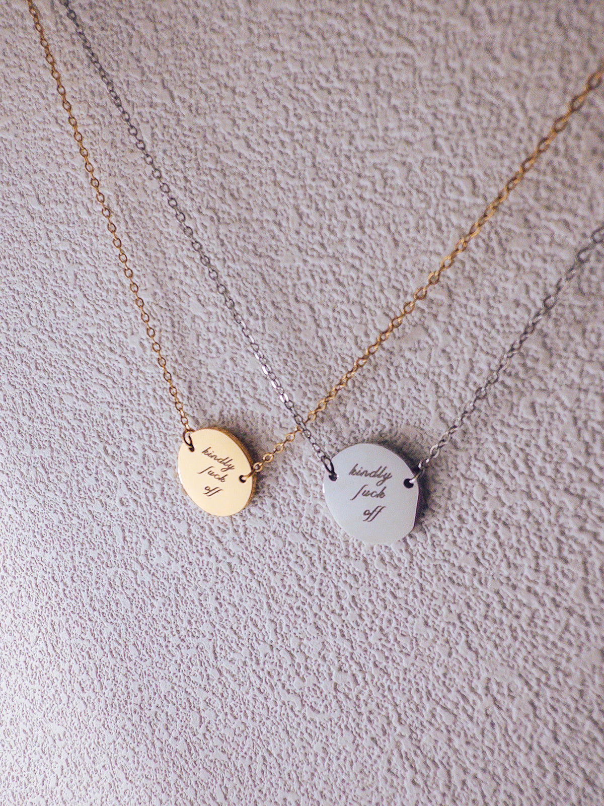Kindly Fuck Off Necklace