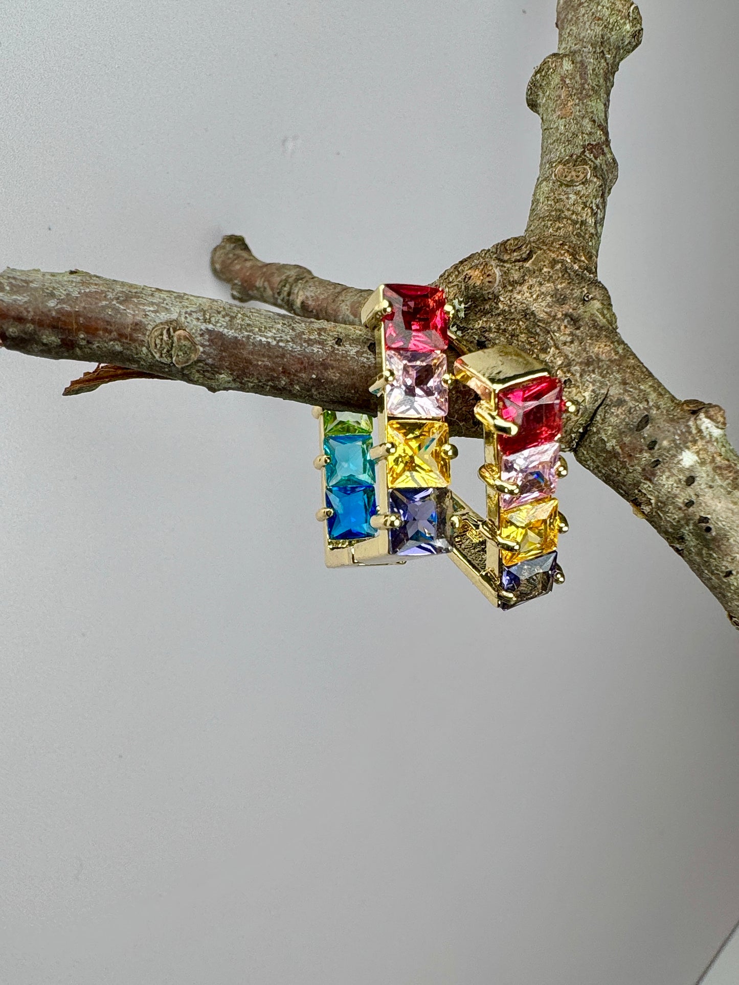 Loud & Proud Rainbow Huggie Hoops - Lors Collective