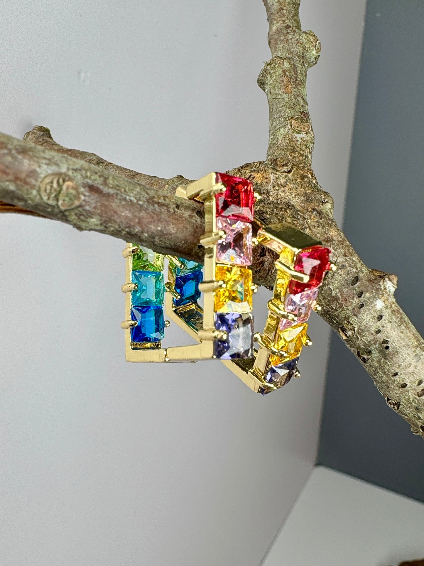 Loud & Proud Rainbow Huggie Hoops - Lors Collective