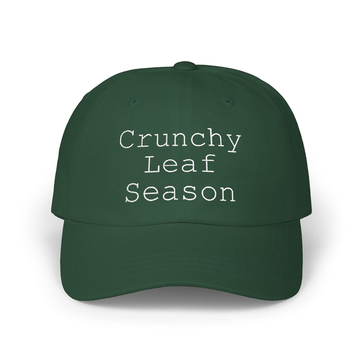 Crunchy Leaf Season Embroidered Hat