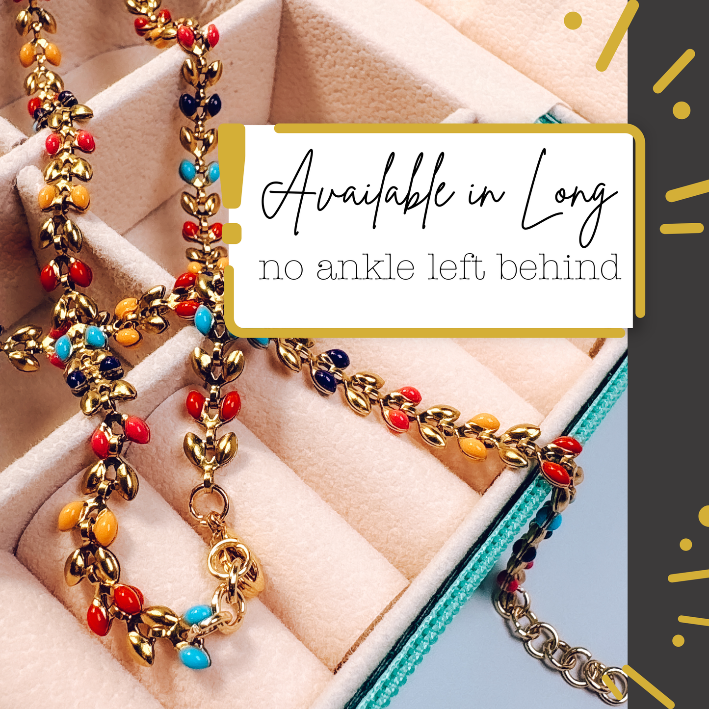 Vintage Leaf Anklet