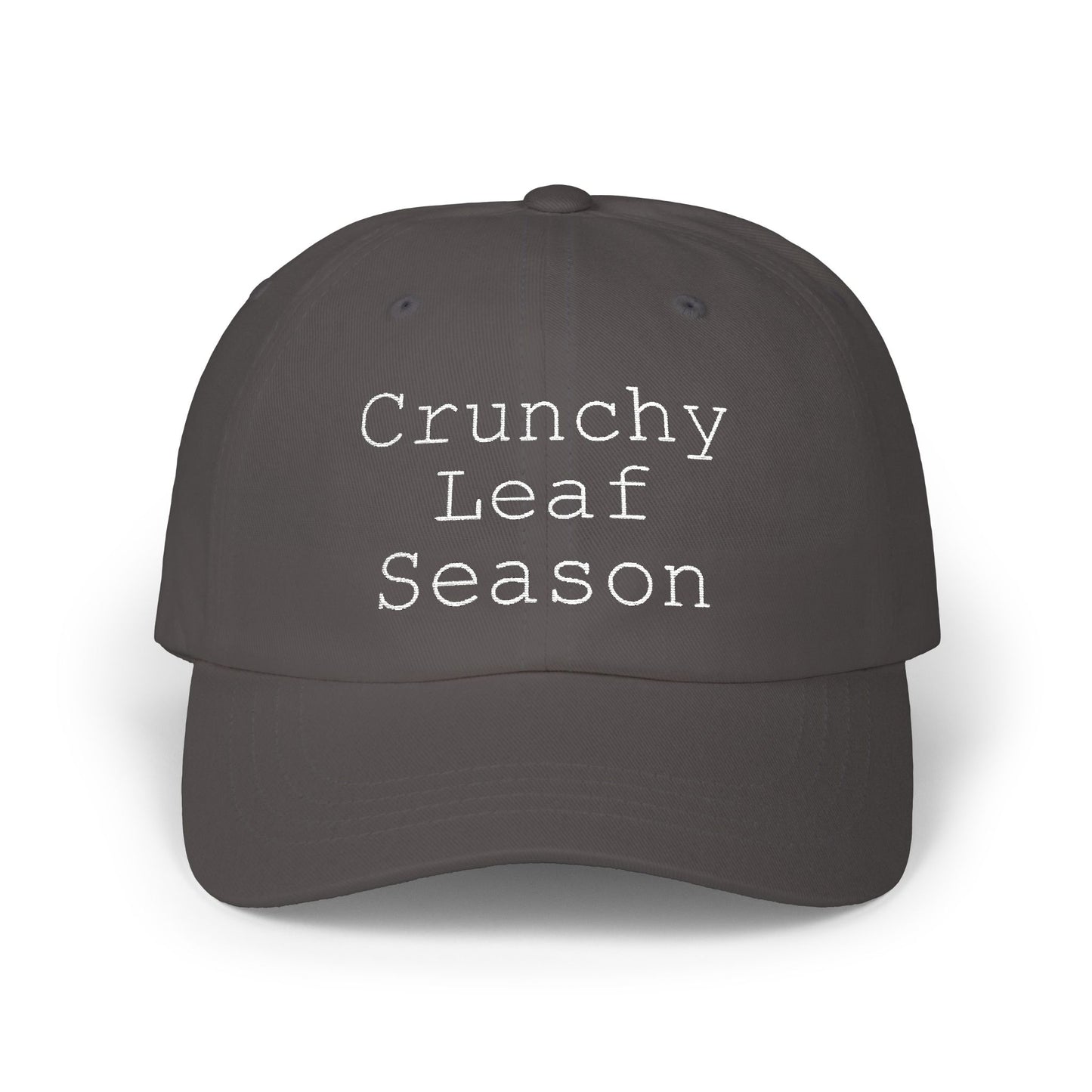 Crunchy Leaf Season Embroidered Hat
