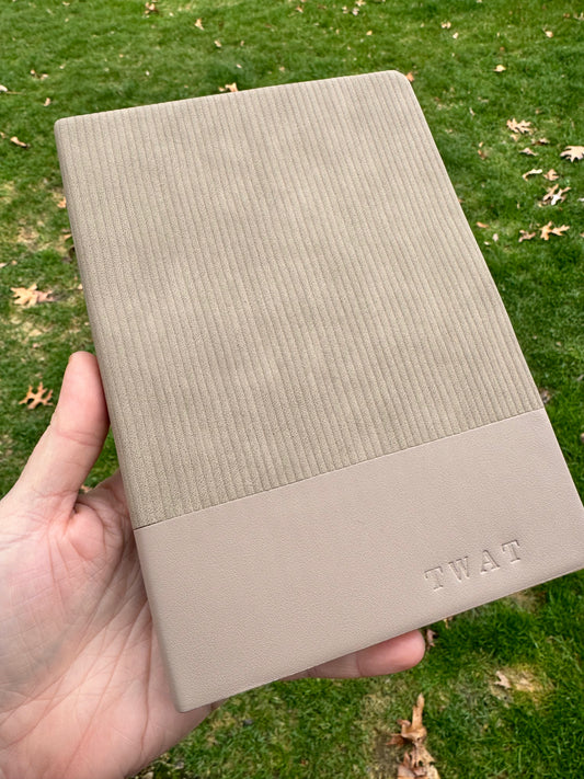 "Twat" Hand Stamped Notebook - Lors Collective