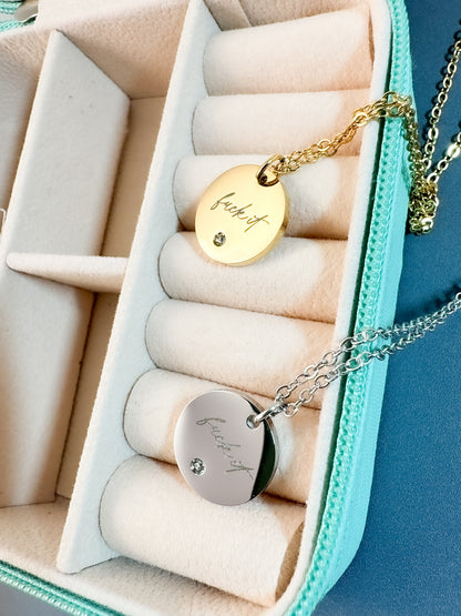 Dainty Fuck It Necklace