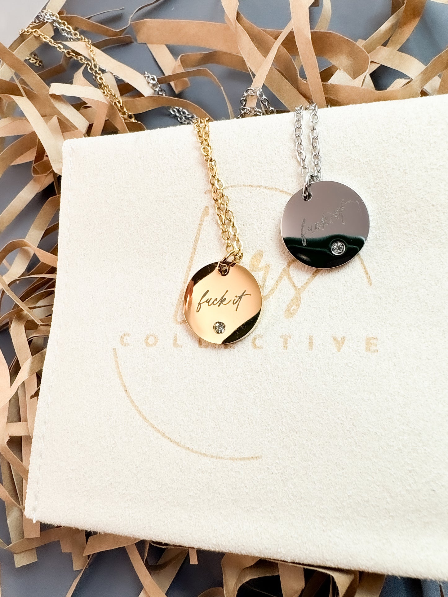 Dainty Fuck It Necklace