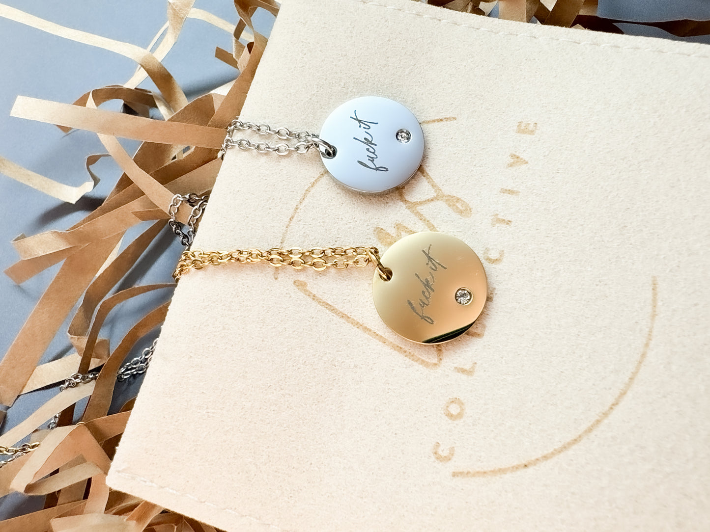 Dainty Fuck It Necklace