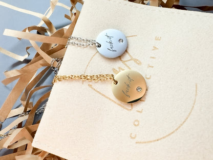 Dainty Fuck It Necklace