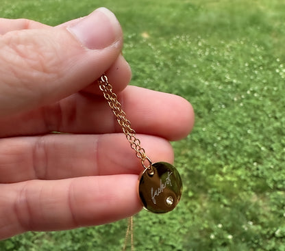 Dainty Fuck It Necklace