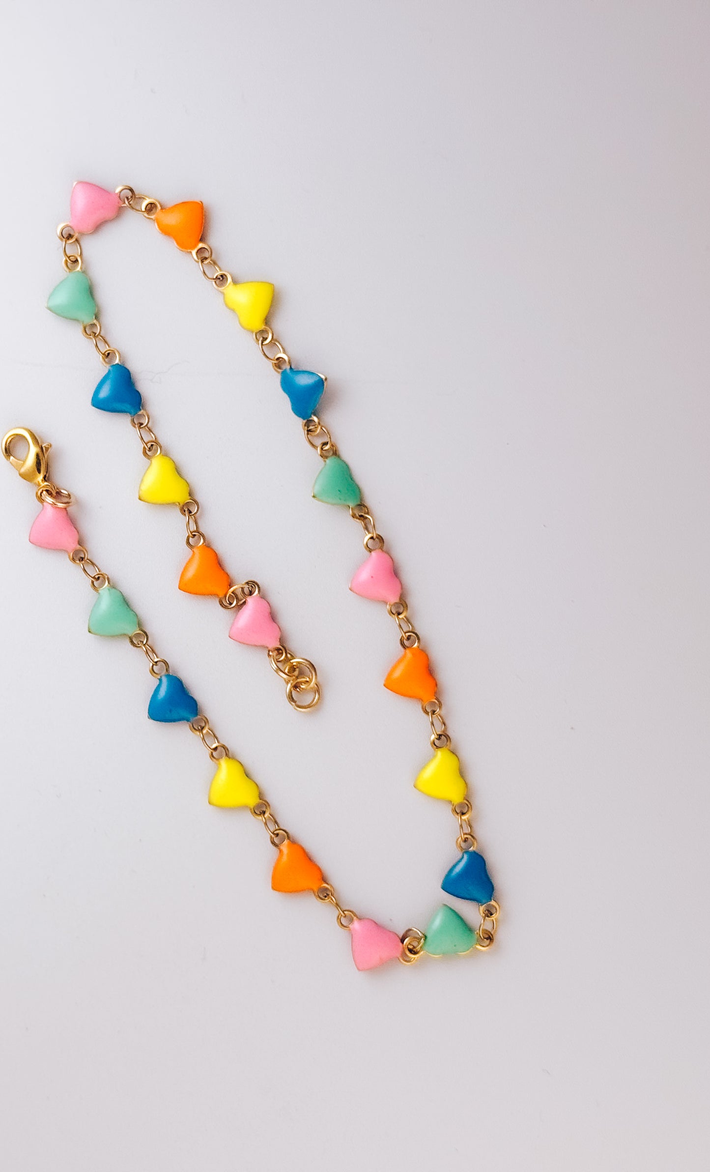 Neon Heart Choker