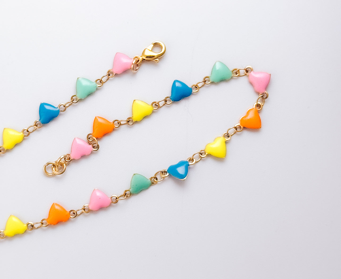 Neon Heart Choker