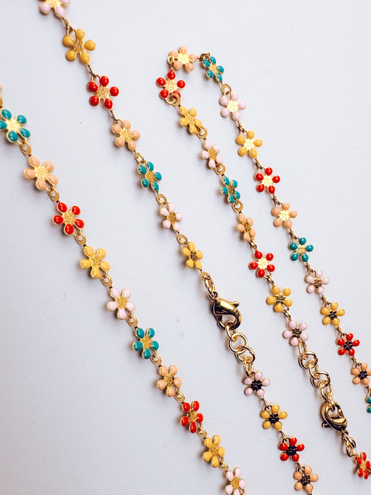 Flower Power Anklet