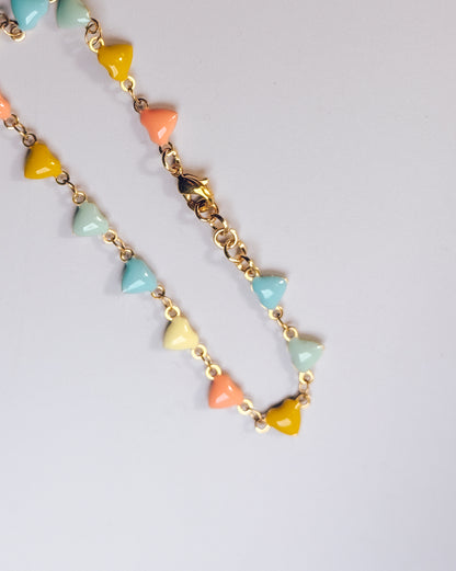 Pastel Heart Choker