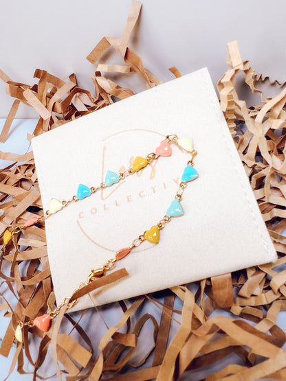 Pastel Heart Choker