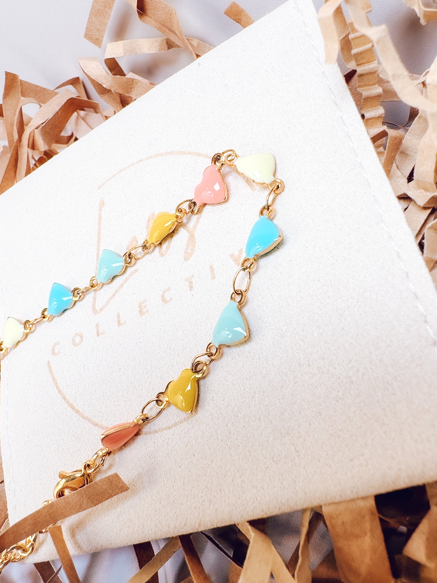 Pastel Heart Choker