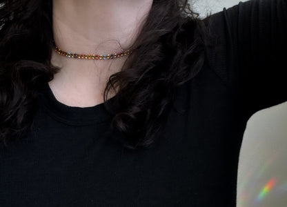 Vintage Leaf Choker