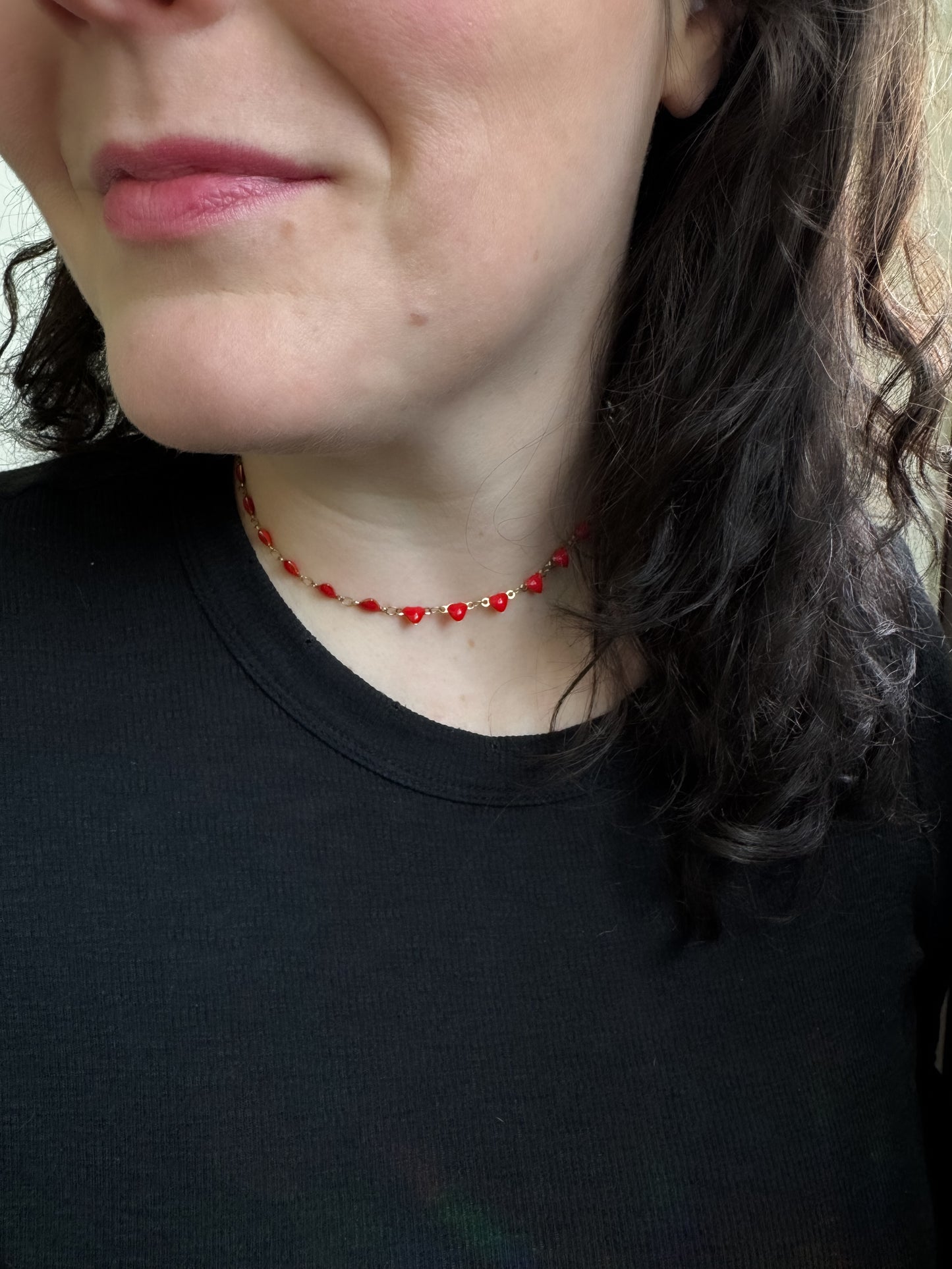 Red Heart Choker