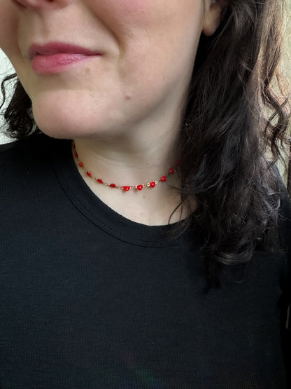 Red Heart Choker