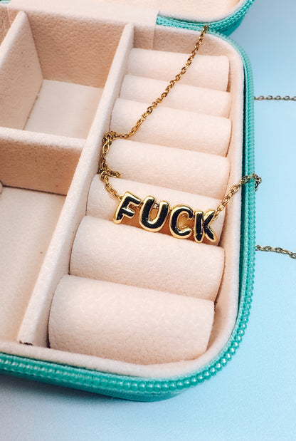Gold F*ck Necklace