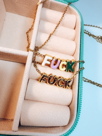 Gold F*ck Necklace