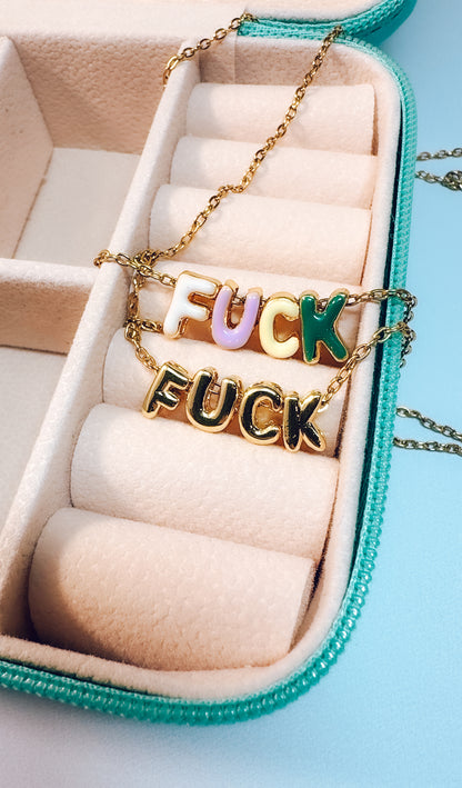 Gold F*ck Necklace