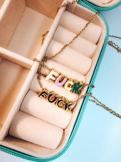 Gold F*ck Necklace