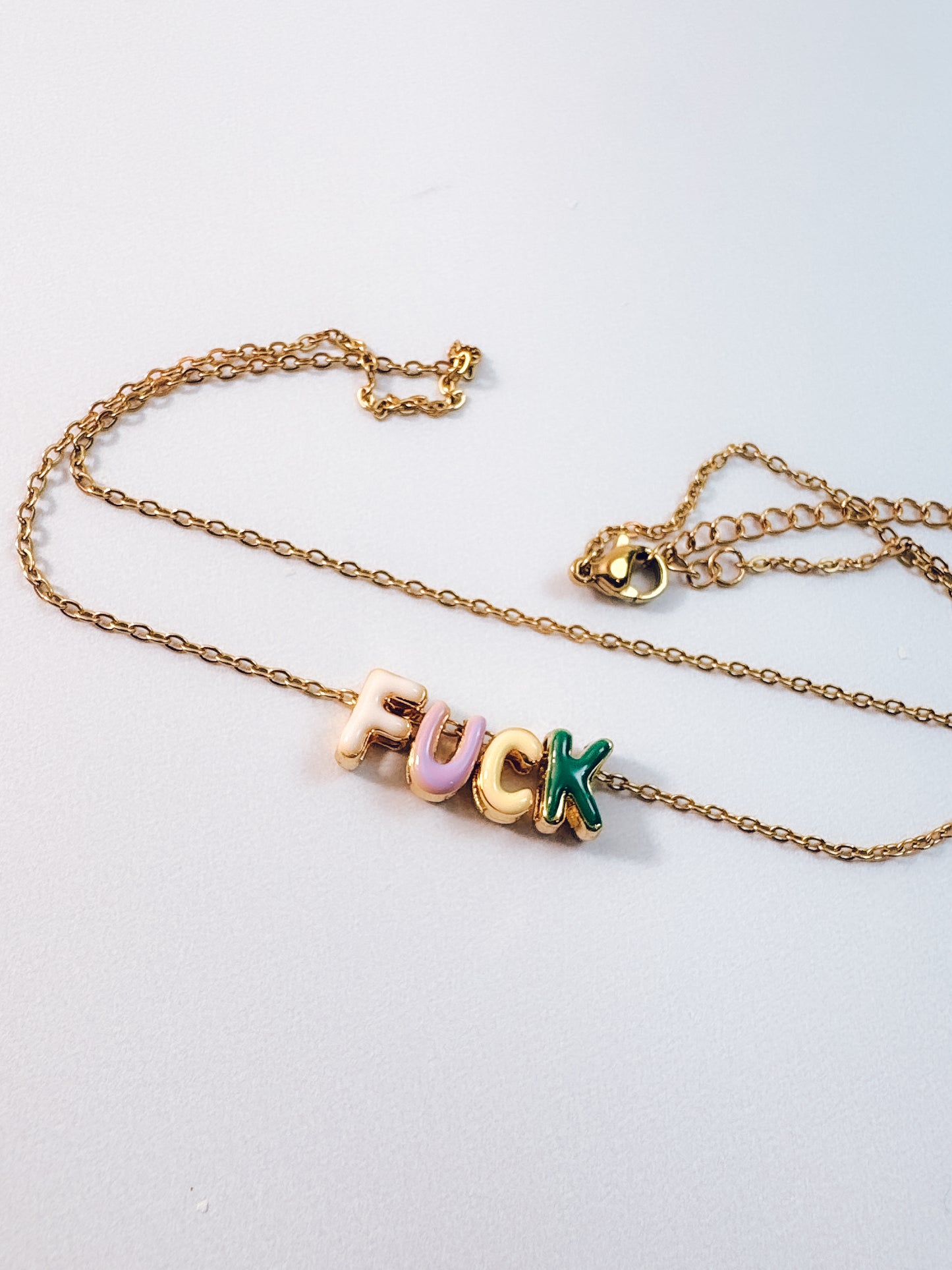 Colorful F*ck Necklace