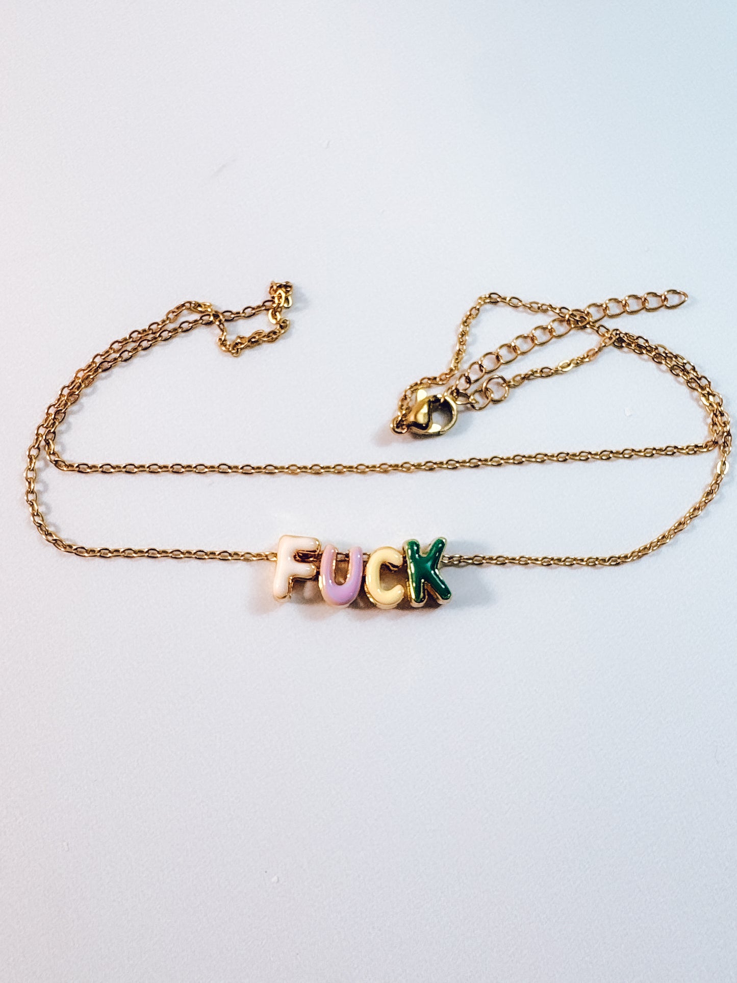 Colorful F*ck Necklace