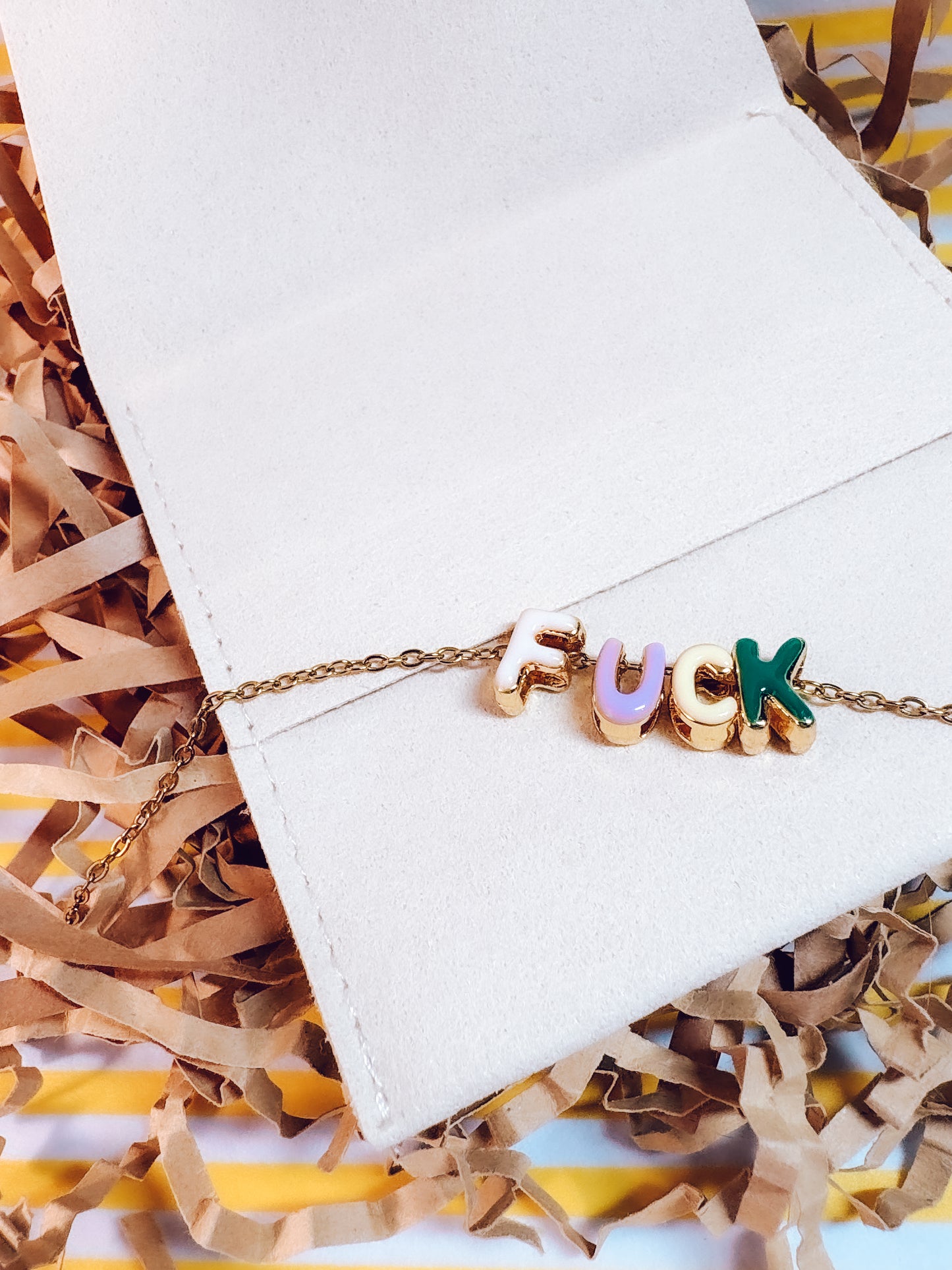 Colorful F*ck Necklace