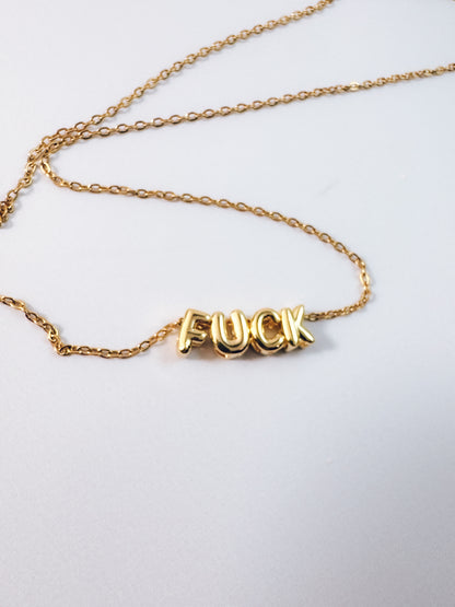 Gold F*ck Necklace
