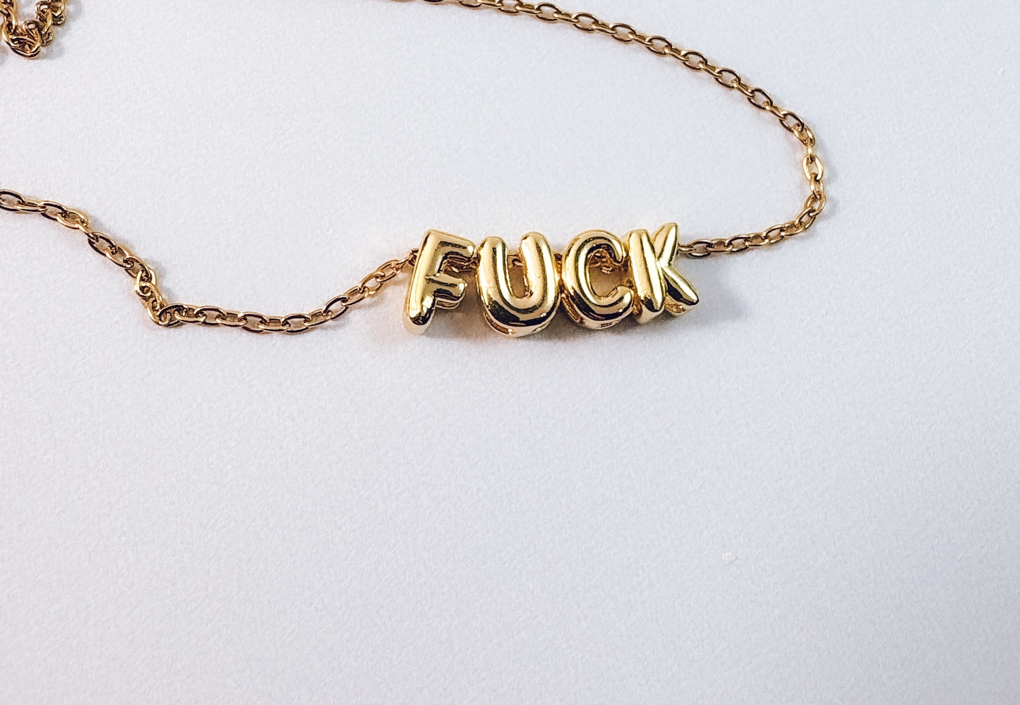 Gold F*ck Necklace