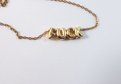 Gold F*ck Necklace