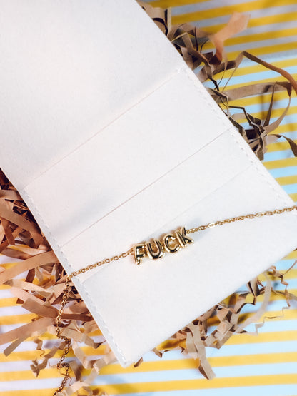 Gold F*ck Necklace