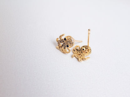 Octopus Stud Earrings