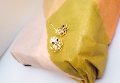 Octopus Stud Earrings