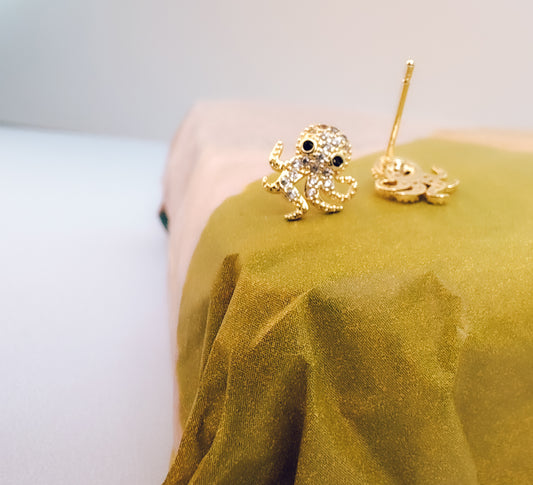 Octopus Stud Earrings