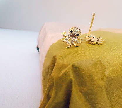 Octopus Stud Earrings