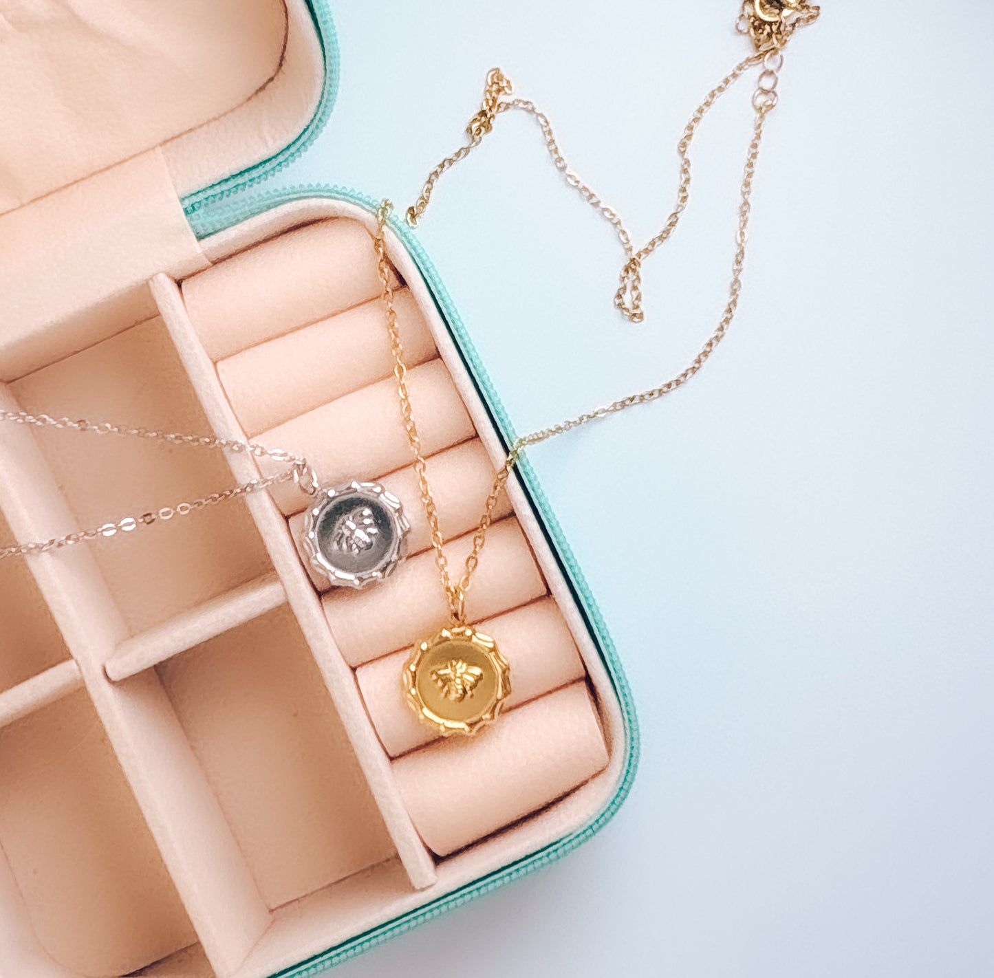 Bee Medallion Necklace