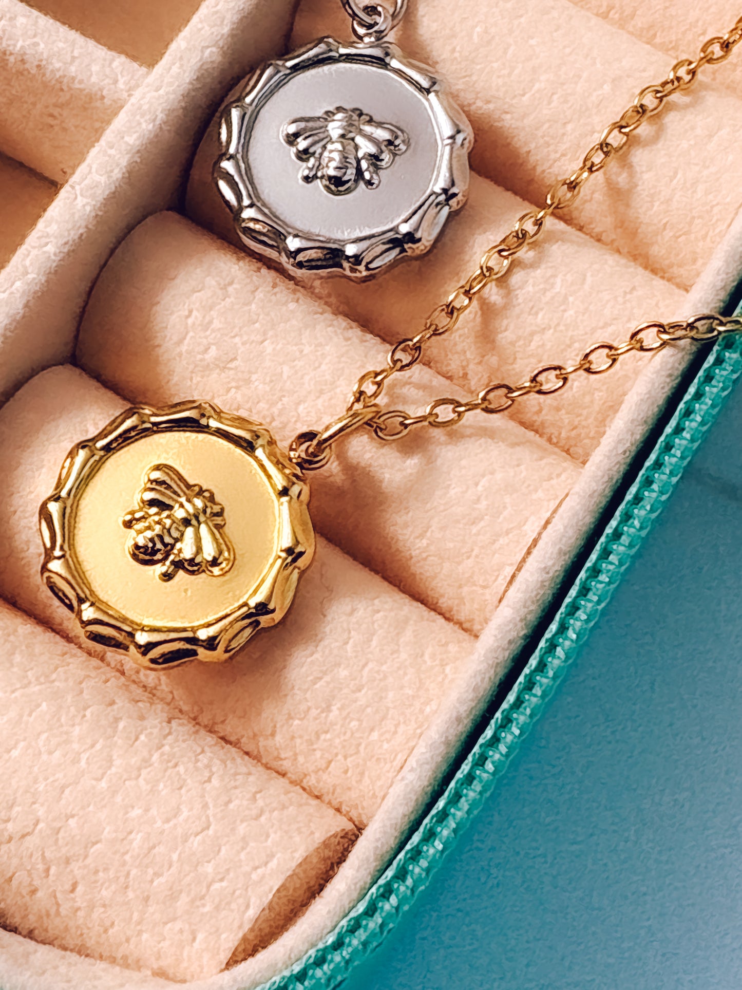Bee Medallion Necklace