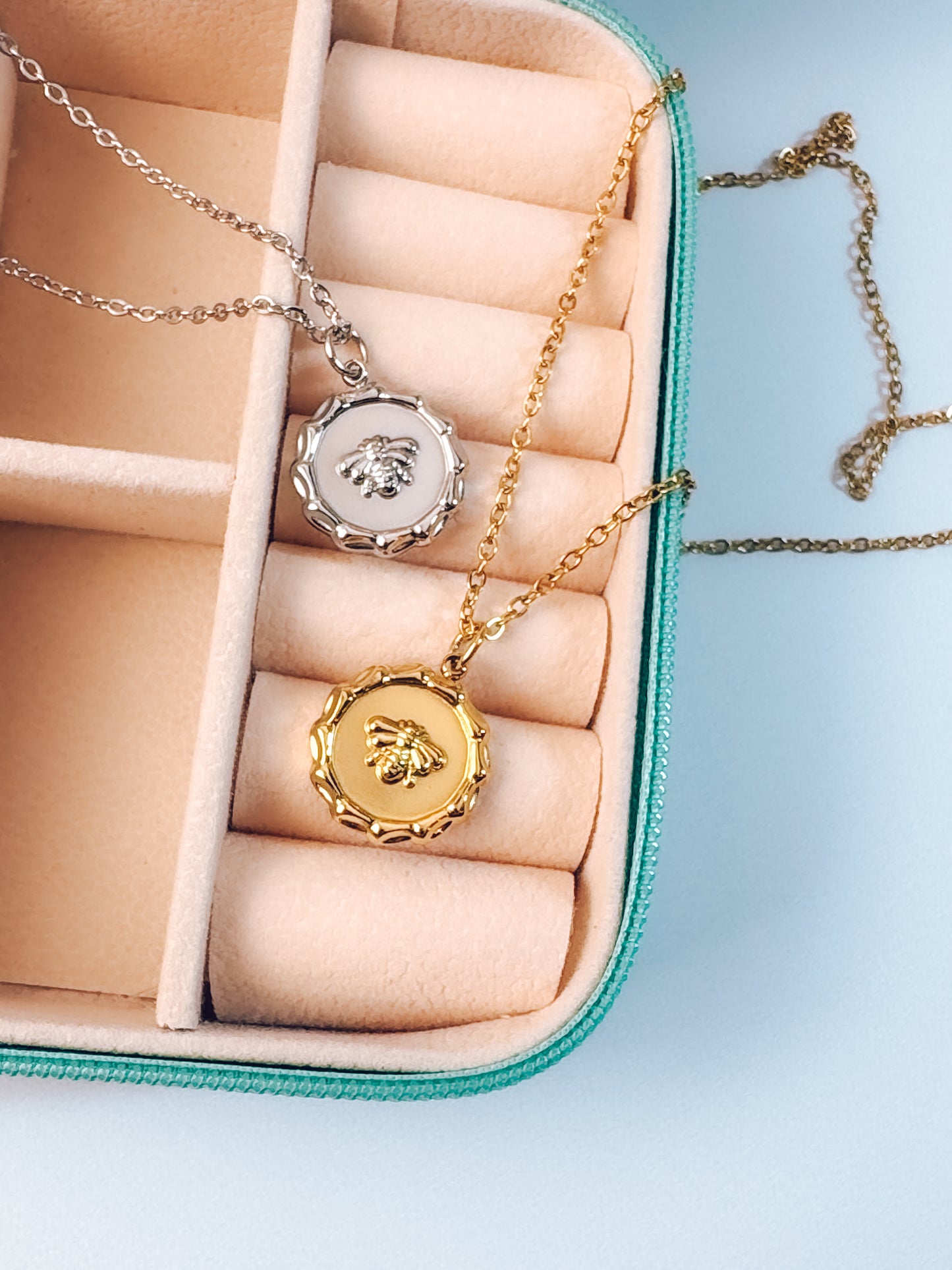 Bee Medallion Necklace