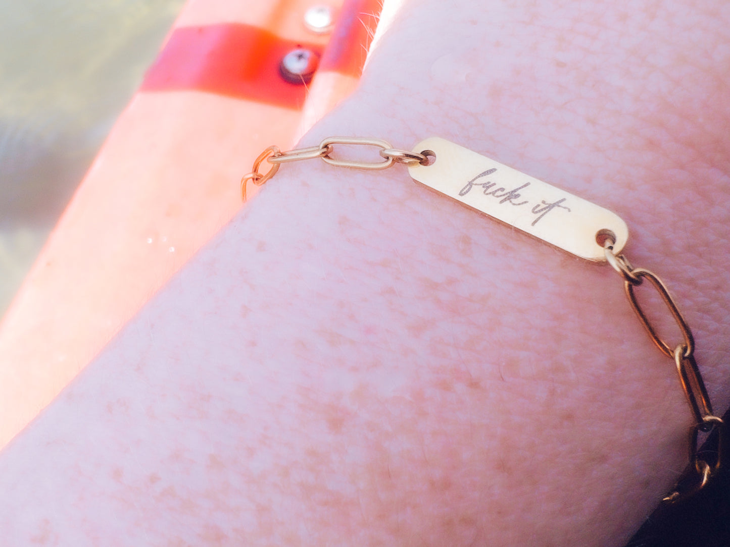 F*ck It Paperclip Bracelet