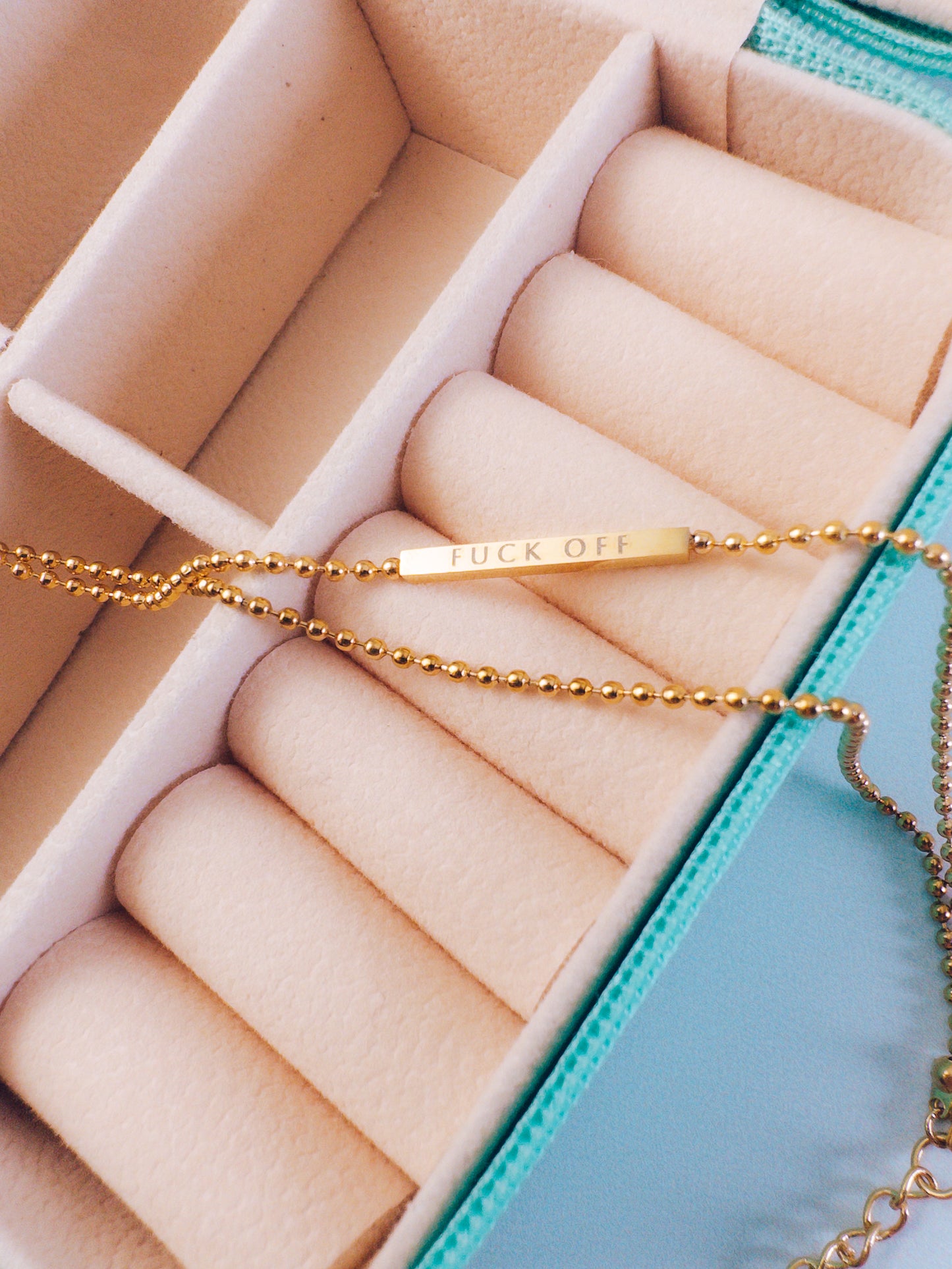 F*ck Off Double Chain Bracelet