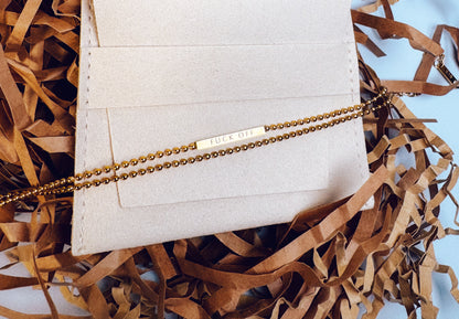 F*ck Off Double Chain Bracelet