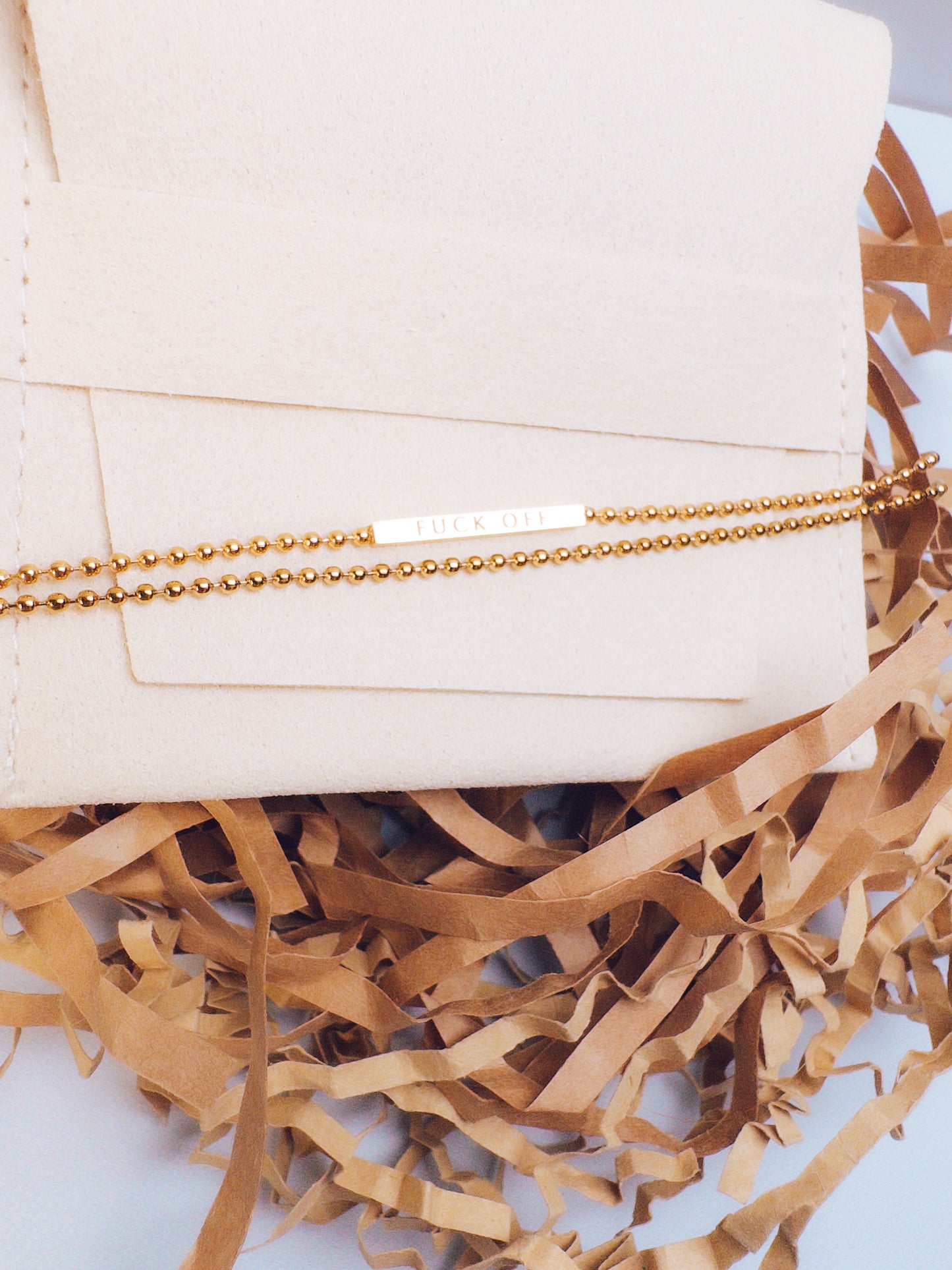 F*ck Off Double Chain Bracelet
