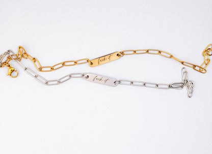 F*ck It Paperclip Bracelet
