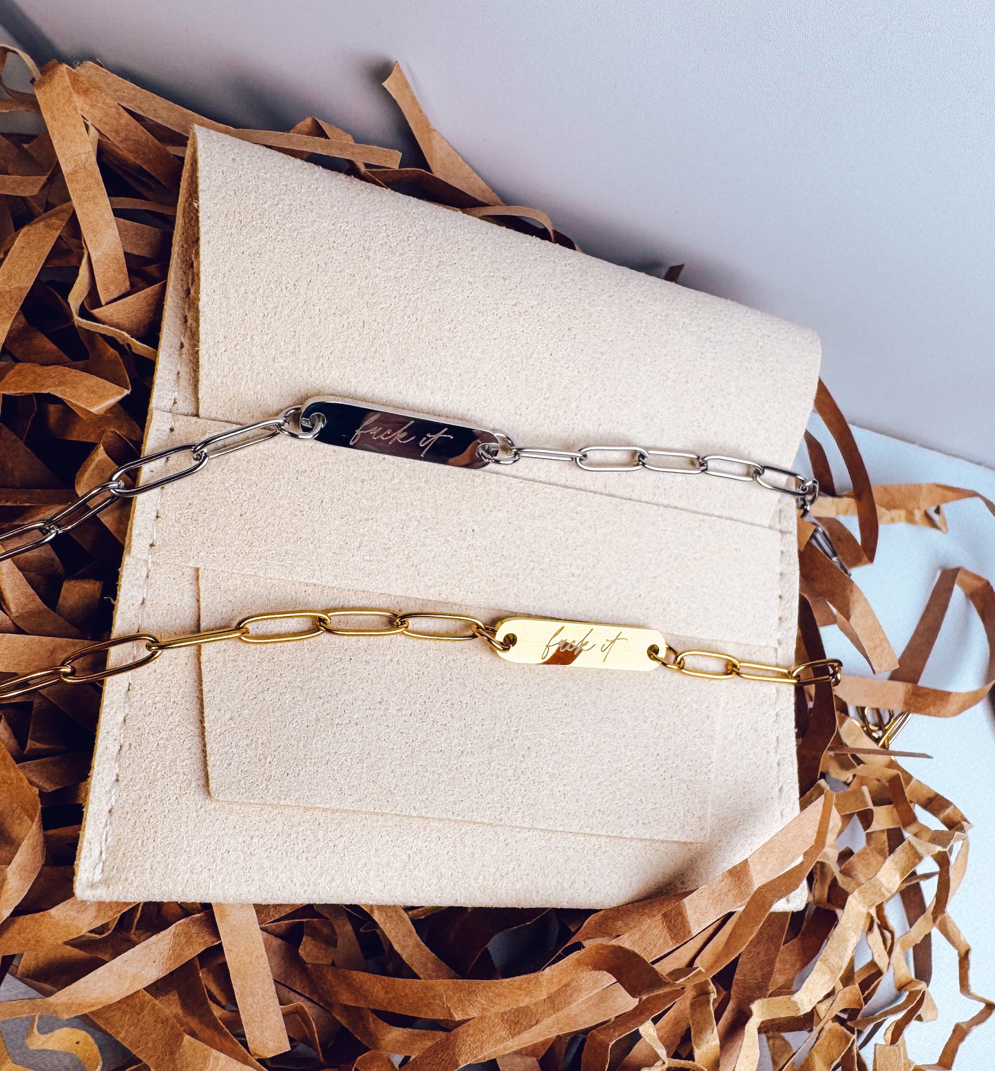 F*ck It Paperclip Bracelet