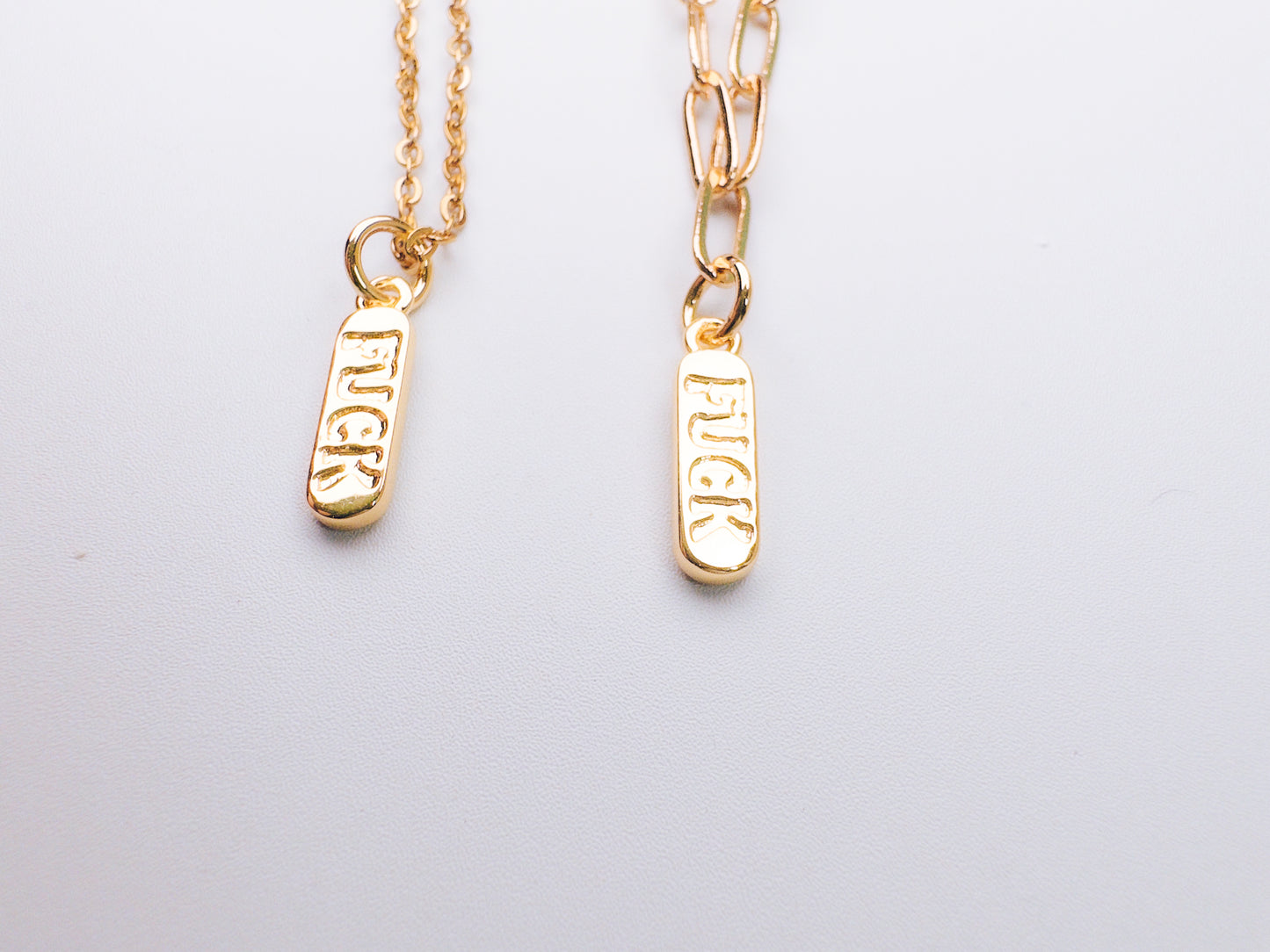 F*ck Pendant Necklace