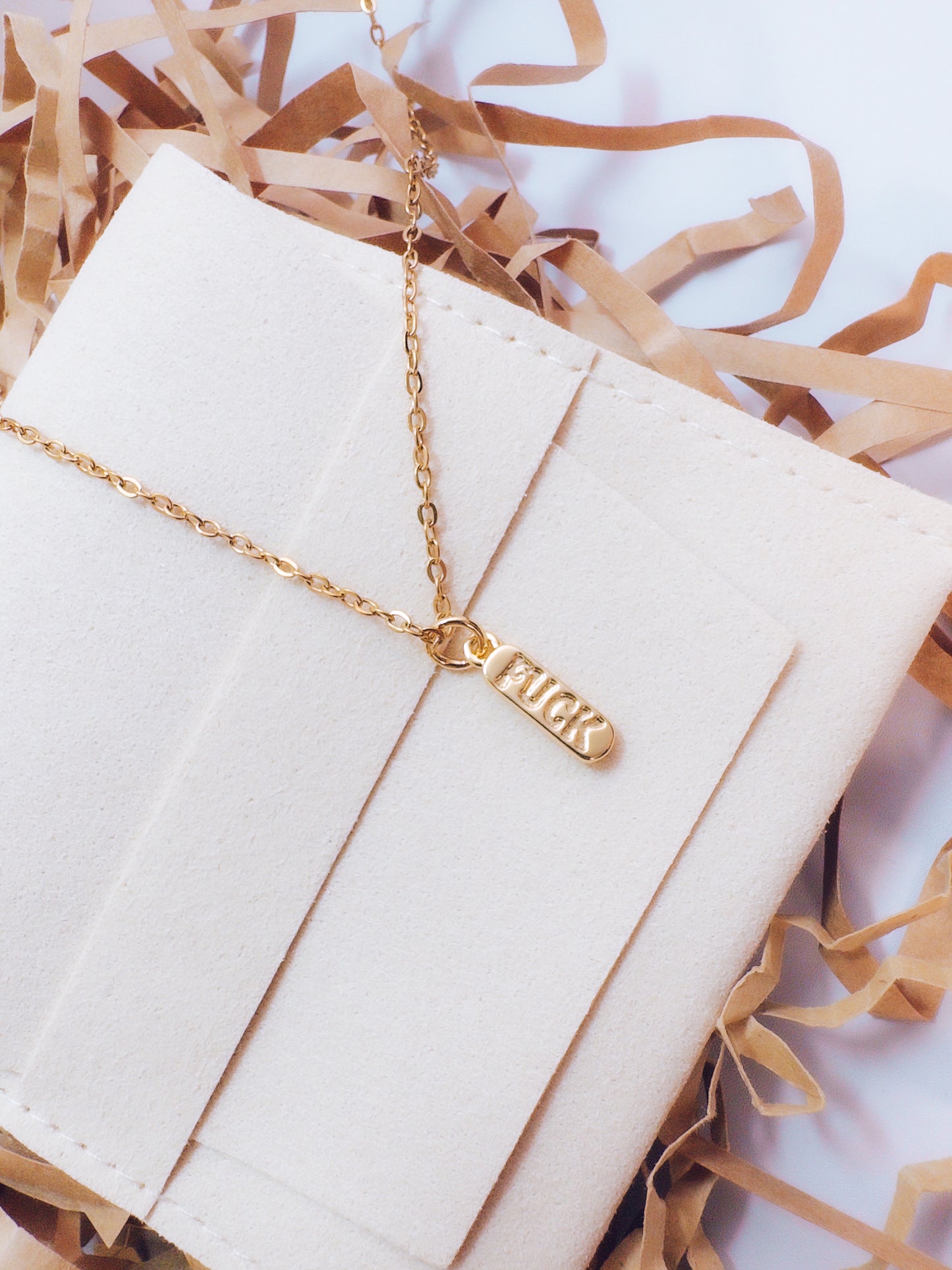 F*ck Pendant Necklace